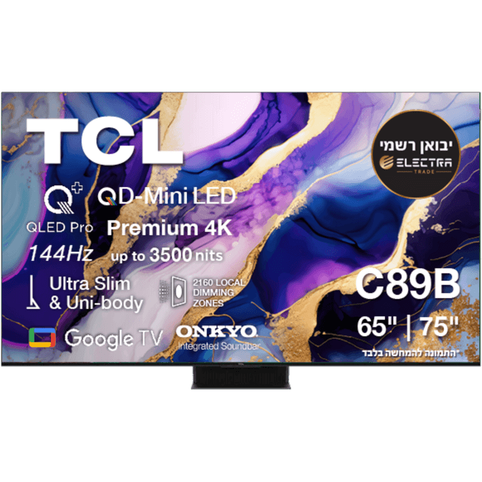 TCL 65C89B 65″ 4K QD-mini led  image