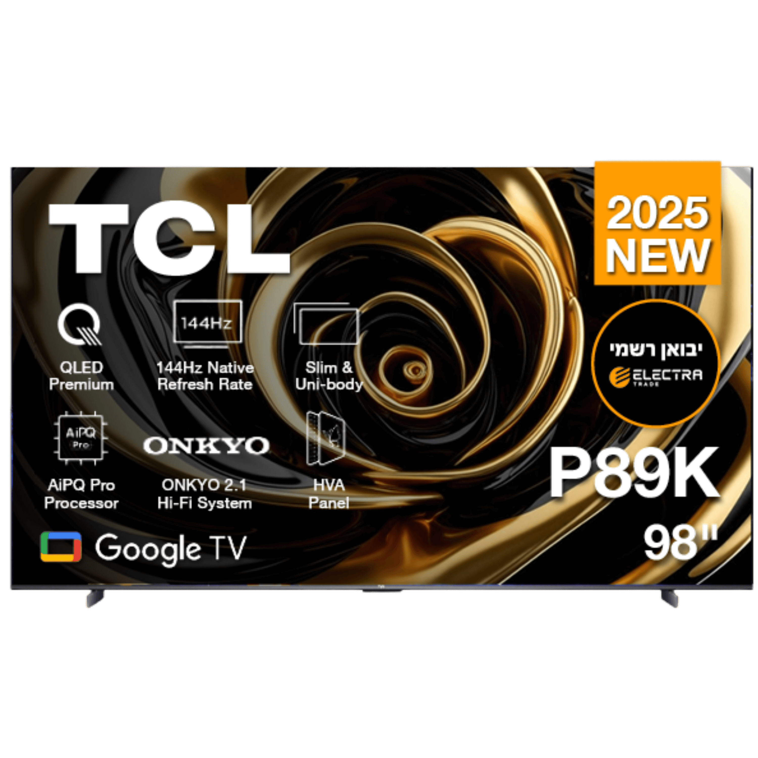 TCL 98P89K 98″ 4K QLED  image